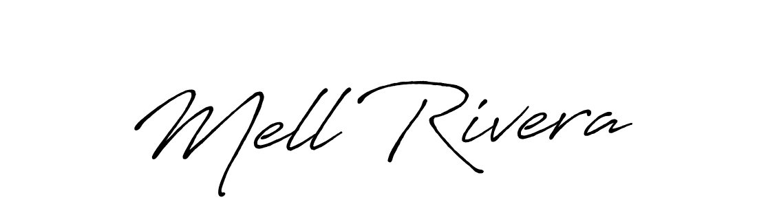 Make a beautiful signature design for name Mell Rivera. Use this online signature maker to create a handwritten signature for free. Mell Rivera signature style 7 images and pictures png