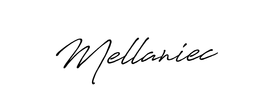 The best way (Antro_Vectra_Bolder) to make a short signature is to pick only two or three words in your name. The name Mellaniec include a total of six letters. For converting this name. Mellaniec signature style 7 images and pictures png