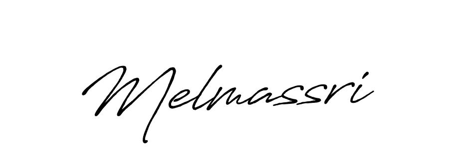 Similarly Antro_Vectra_Bolder is the best handwritten signature design. Signature creator online .You can use it as an online autograph creator for name Melmassri. Melmassri signature style 7 images and pictures png