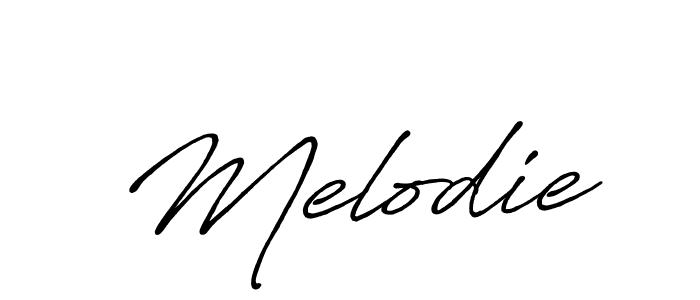 How to make Melodie signature? Antro_Vectra_Bolder is a professional autograph style. Create handwritten signature for Melodie name. Melodie signature style 7 images and pictures png