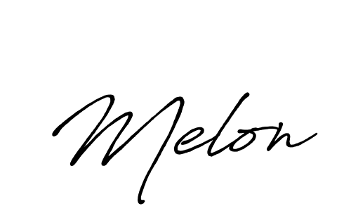The best way (Antro_Vectra_Bolder) to make a short signature is to pick only two or three words in your name. The name Melon include a total of six letters. For converting this name. Melon signature style 7 images and pictures png