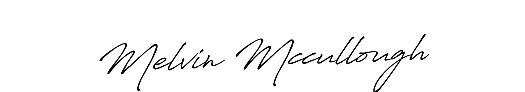 Create a beautiful signature design for name Melvin Mccullough. With this signature (Antro_Vectra_Bolder) fonts, you can make a handwritten signature for free. Melvin Mccullough signature style 7 images and pictures png