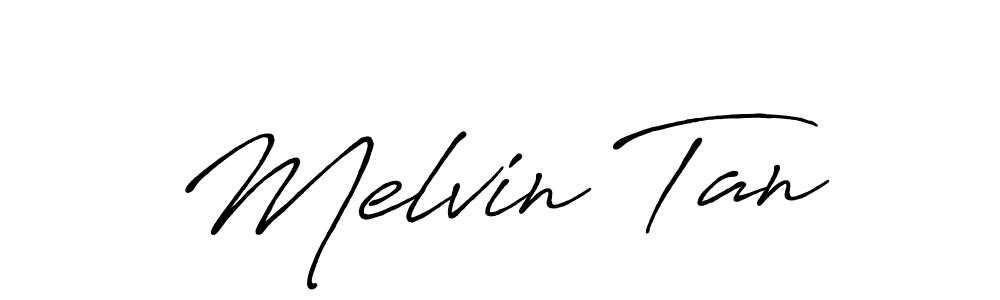 Design your own signature with our free online signature maker. With this signature software, you can create a handwritten (Antro_Vectra_Bolder) signature for name Melvin Tan. Melvin Tan signature style 7 images and pictures png