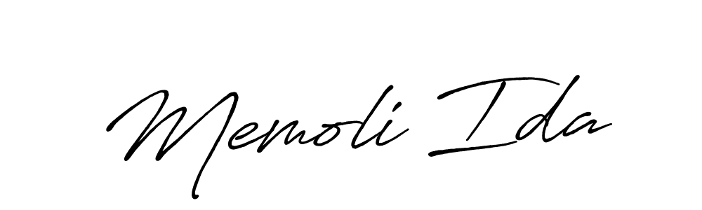 Make a short Memoli Ida signature style. Manage your documents anywhere anytime using Antro_Vectra_Bolder. Create and add eSignatures, submit forms, share and send files easily. Memoli Ida signature style 7 images and pictures png