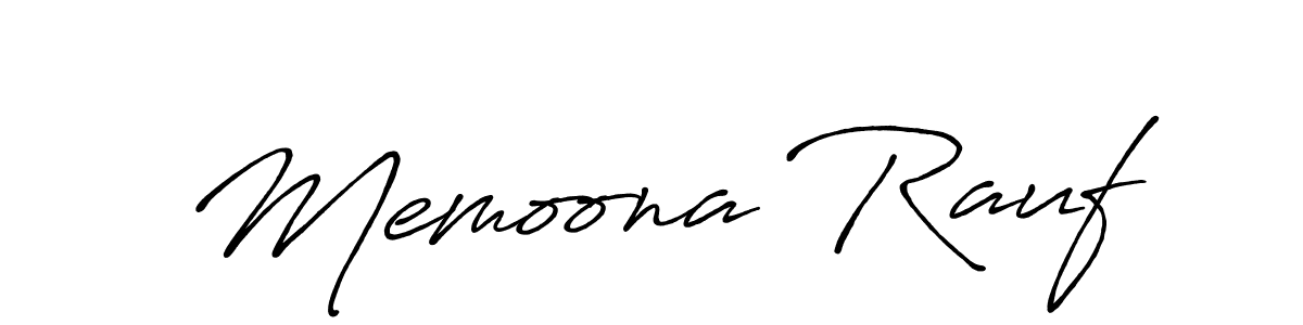 if you are searching for the best signature style for your name Memoona Rauf. so please give up your signature search. here we have designed multiple signature styles  using Antro_Vectra_Bolder. Memoona Rauf signature style 7 images and pictures png