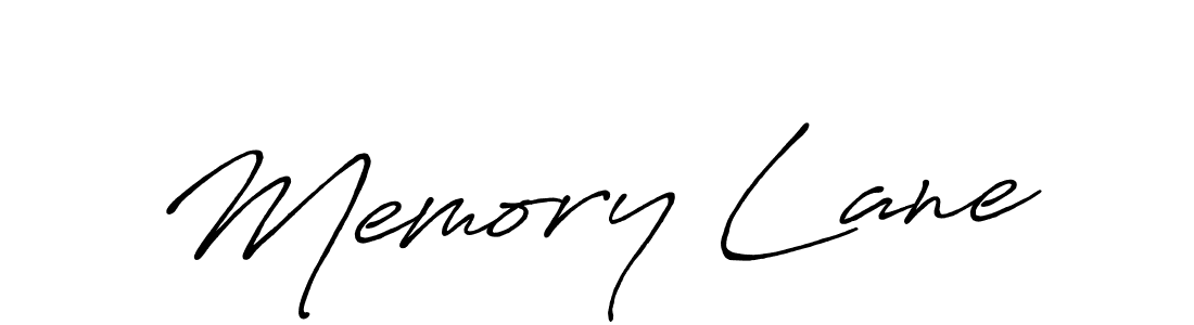 Also we have Memory Lane name is the best signature style. Create professional handwritten signature collection using Antro_Vectra_Bolder autograph style. Memory Lane signature style 7 images and pictures png