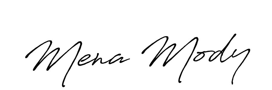 Make a short Mena Mody signature style. Manage your documents anywhere anytime using Antro_Vectra_Bolder. Create and add eSignatures, submit forms, share and send files easily. Mena Mody signature style 7 images and pictures png