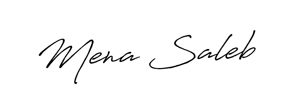 Here are the top 10 professional signature styles for the name Mena Saleb. These are the best autograph styles you can use for your name. Mena Saleb signature style 7 images and pictures png