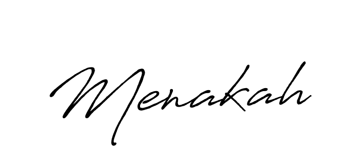 Best and Professional Signature Style for Menakah. Antro_Vectra_Bolder Best Signature Style Collection. Menakah signature style 7 images and pictures png