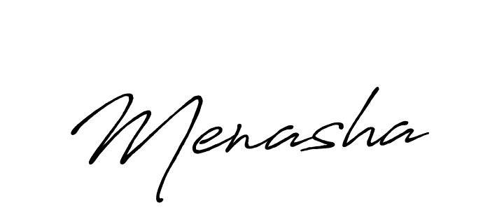 Also we have Menasha name is the best signature style. Create professional handwritten signature collection using Antro_Vectra_Bolder autograph style. Menasha signature style 7 images and pictures png