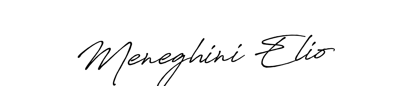Here are the top 10 professional signature styles for the name Meneghini Elio. These are the best autograph styles you can use for your name. Meneghini Elio signature style 7 images and pictures png