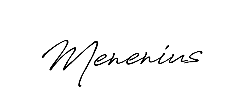 Also You can easily find your signature by using the search form. We will create Menenius name handwritten signature images for you free of cost using Antro_Vectra_Bolder sign style. Menenius signature style 7 images and pictures png