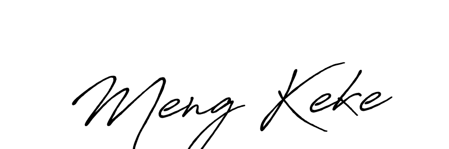 Similarly Antro_Vectra_Bolder is the best handwritten signature design. Signature creator online .You can use it as an online autograph creator for name Meng Keke. Meng Keke signature style 7 images and pictures png