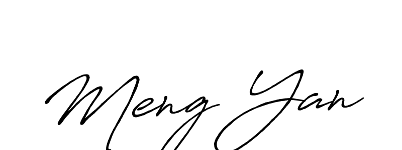 Also we have Meng Yan name is the best signature style. Create professional handwritten signature collection using Antro_Vectra_Bolder autograph style. Meng Yan signature style 7 images and pictures png