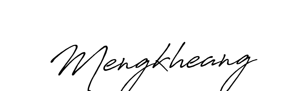 Mengkheang stylish signature style. Best Handwritten Sign (Antro_Vectra_Bolder) for my name. Handwritten Signature Collection Ideas for my name Mengkheang. Mengkheang signature style 7 images and pictures png