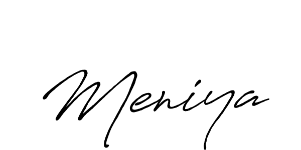 Make a beautiful signature design for name Meniya. Use this online signature maker to create a handwritten signature for free. Meniya signature style 7 images and pictures png