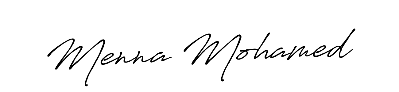 Best and Professional Signature Style for Menna Mohamed. Antro_Vectra_Bolder Best Signature Style Collection. Menna Mohamed signature style 7 images and pictures png