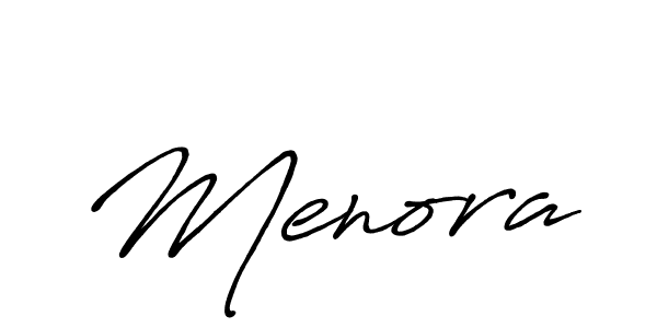 You should practise on your own different ways (Antro_Vectra_Bolder) to write your name (Menora) in signature. don't let someone else do it for you. Menora signature style 7 images and pictures png