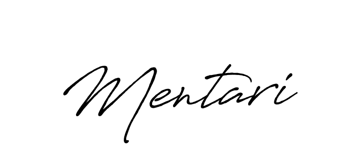 Best and Professional Signature Style for Mentari. Antro_Vectra_Bolder Best Signature Style Collection. Mentari signature style 7 images and pictures png