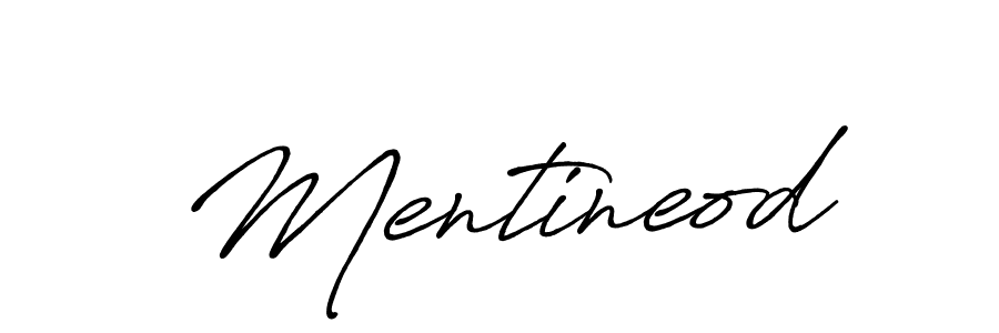 Antro_Vectra_Bolder is a professional signature style that is perfect for those who want to add a touch of class to their signature. It is also a great choice for those who want to make their signature more unique. Get Mentineod name to fancy signature for free. Mentineod signature style 7 images and pictures png