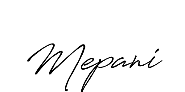Make a beautiful signature design for name Mepani. Use this online signature maker to create a handwritten signature for free. Mepani signature style 7 images and pictures png