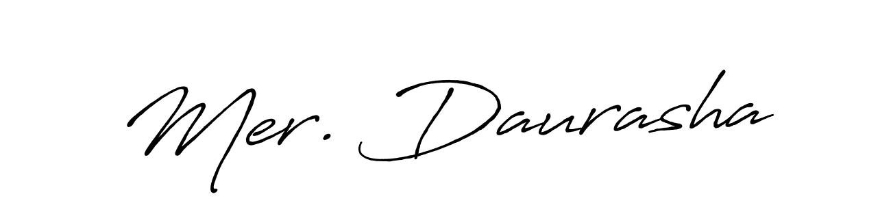 if you are searching for the best signature style for your name Mer. Daurasha. so please give up your signature search. here we have designed multiple signature styles  using Antro_Vectra_Bolder. Mer. Daurasha signature style 7 images and pictures png