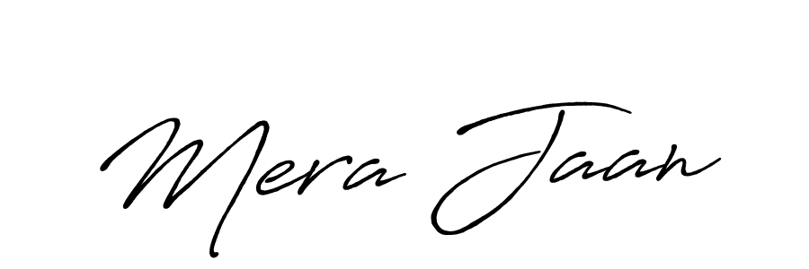Mera Jaan stylish signature style. Best Handwritten Sign (Antro_Vectra_Bolder) for my name. Handwritten Signature Collection Ideas for my name Mera Jaan. Mera Jaan signature style 7 images and pictures png