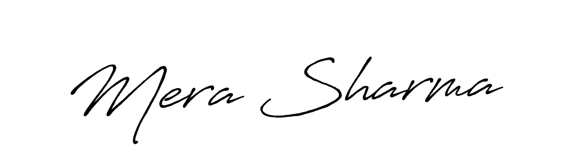 It looks lik you need a new signature style for name Mera Sharma. Design unique handwritten (Antro_Vectra_Bolder) signature with our free signature maker in just a few clicks. Mera Sharma signature style 7 images and pictures png