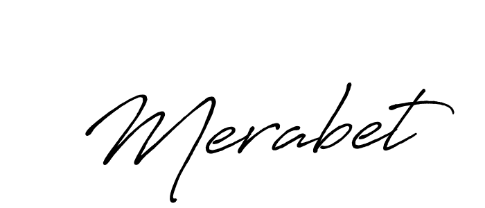 Make a beautiful signature design for name Merabet. Use this online signature maker to create a handwritten signature for free. Merabet signature style 7 images and pictures png