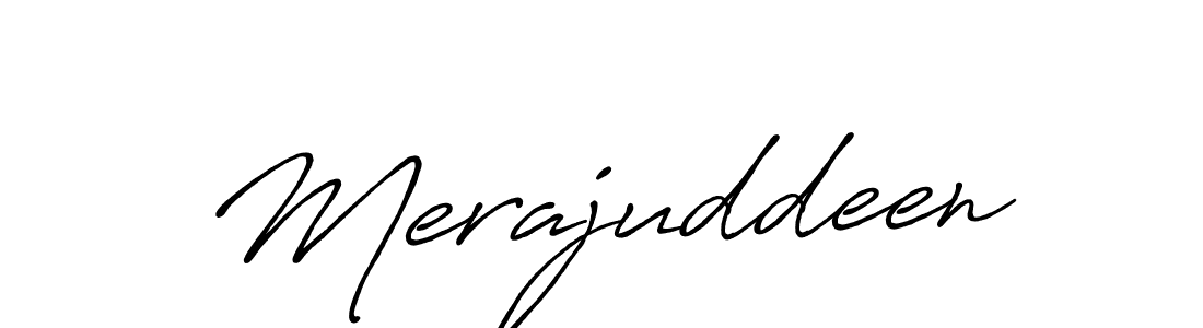 It looks lik you need a new signature style for name Merajuddeen. Design unique handwritten (Antro_Vectra_Bolder) signature with our free signature maker in just a few clicks. Merajuddeen signature style 7 images and pictures png