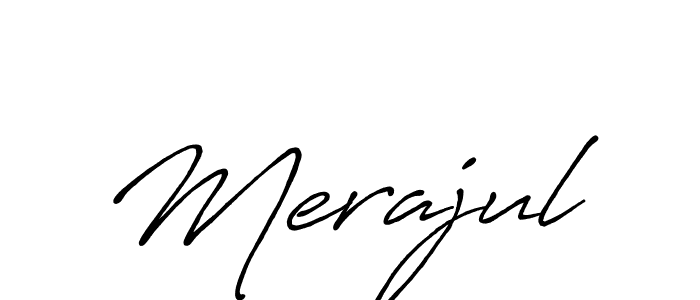 It looks lik you need a new signature style for name Merajul. Design unique handwritten (Antro_Vectra_Bolder) signature with our free signature maker in just a few clicks. Merajul signature style 7 images and pictures png