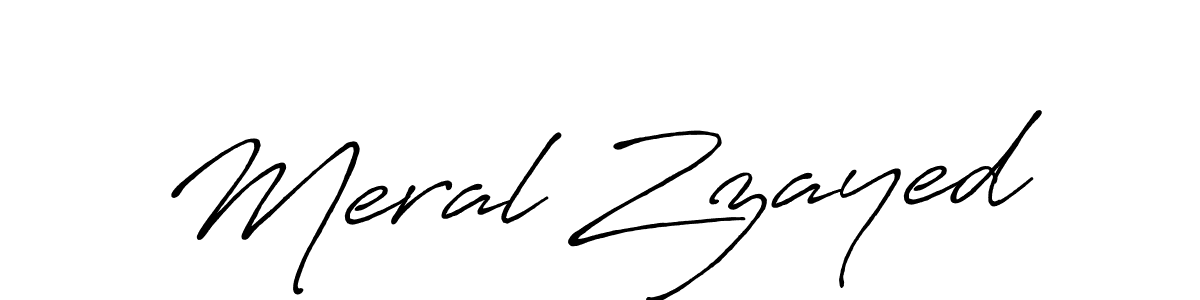 Also we have Meral Zzayed name is the best signature style. Create professional handwritten signature collection using Antro_Vectra_Bolder autograph style. Meral Zzayed signature style 7 images and pictures png