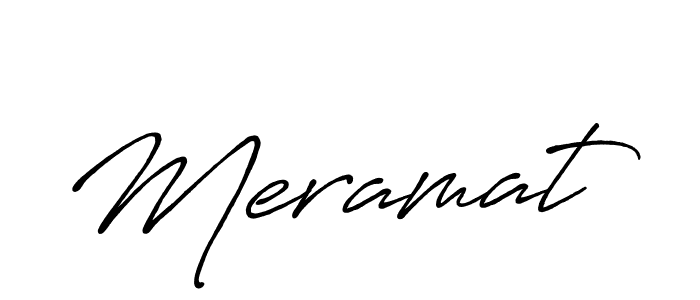 Also we have Meramat name is the best signature style. Create professional handwritten signature collection using Antro_Vectra_Bolder autograph style. Meramat signature style 7 images and pictures png