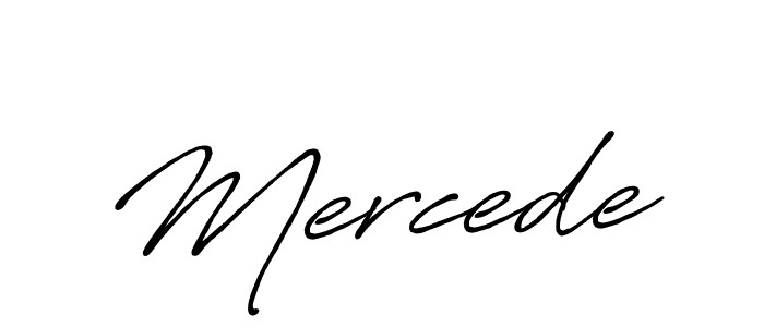 Mercede stylish signature style. Best Handwritten Sign (Antro_Vectra_Bolder) for my name. Handwritten Signature Collection Ideas for my name Mercede. Mercede signature style 7 images and pictures png