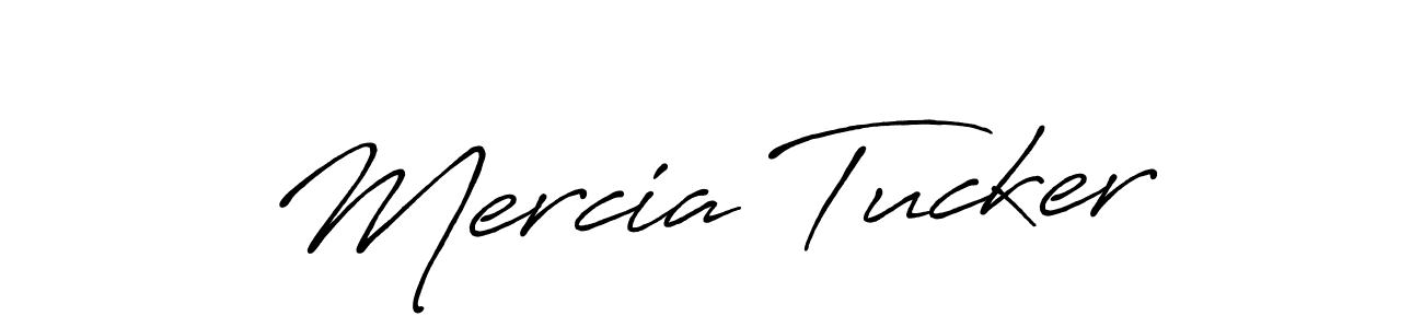 Mercia Tucker stylish signature style. Best Handwritten Sign (Antro_Vectra_Bolder) for my name. Handwritten Signature Collection Ideas for my name Mercia Tucker. Mercia Tucker signature style 7 images and pictures png