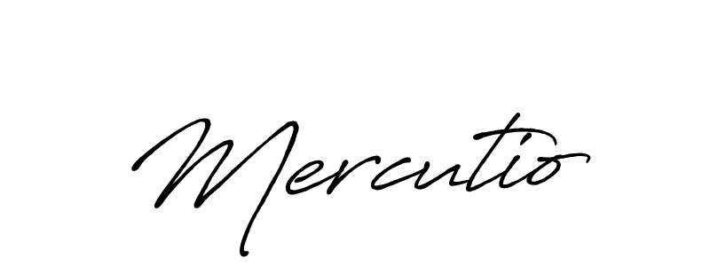 Use a signature maker to create a handwritten signature online. With this signature software, you can design (Antro_Vectra_Bolder) your own signature for name Mercutio. Mercutio signature style 7 images and pictures png