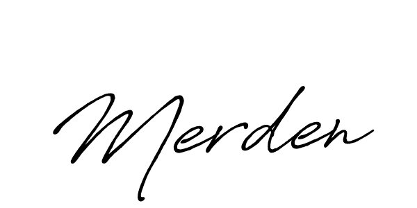 Make a beautiful signature design for name Merden. With this signature (Antro_Vectra_Bolder) style, you can create a handwritten signature for free. Merden signature style 7 images and pictures png