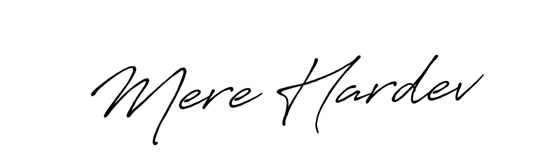 Make a beautiful signature design for name Mere Hardev. Use this online signature maker to create a handwritten signature for free. Mere Hardev signature style 7 images and pictures png