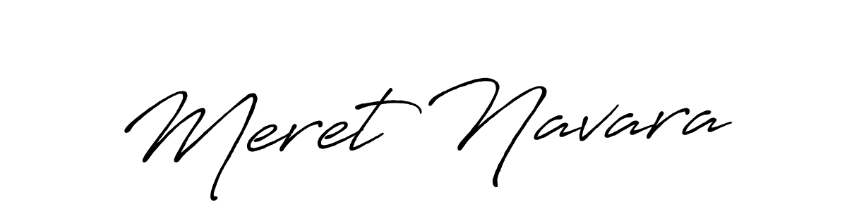 Also You can easily find your signature by using the search form. We will create Meret Navara name handwritten signature images for you free of cost using Antro_Vectra_Bolder sign style. Meret Navara signature style 7 images and pictures png