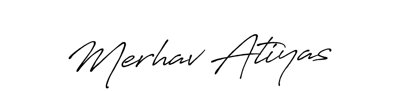 Make a short Merhav Atiyas signature style. Manage your documents anywhere anytime using Antro_Vectra_Bolder. Create and add eSignatures, submit forms, share and send files easily. Merhav Atiyas signature style 7 images and pictures png