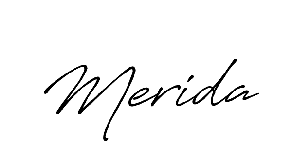 Merida stylish signature style. Best Handwritten Sign (Antro_Vectra_Bolder) for my name. Handwritten Signature Collection Ideas for my name Merida. Merida signature style 7 images and pictures png