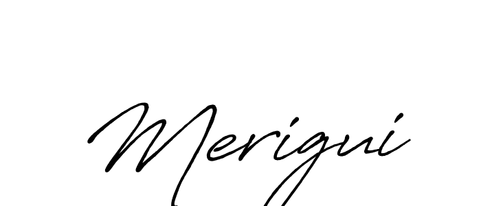 The best way (Antro_Vectra_Bolder) to make a short signature is to pick only two or three words in your name. The name Merigui include a total of six letters. For converting this name. Merigui signature style 7 images and pictures png