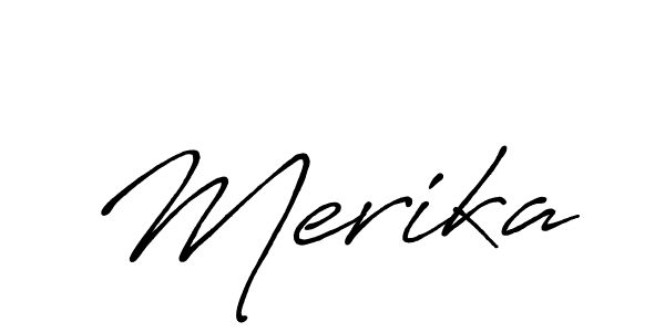 Also You can easily find your signature by using the search form. We will create Merika name handwritten signature images for you free of cost using Antro_Vectra_Bolder sign style. Merika signature style 7 images and pictures png