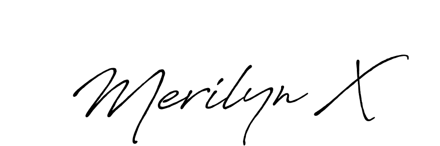 Here are the top 10 professional signature styles for the name Merilyn X. These are the best autograph styles you can use for your name. Merilyn X signature style 7 images and pictures png