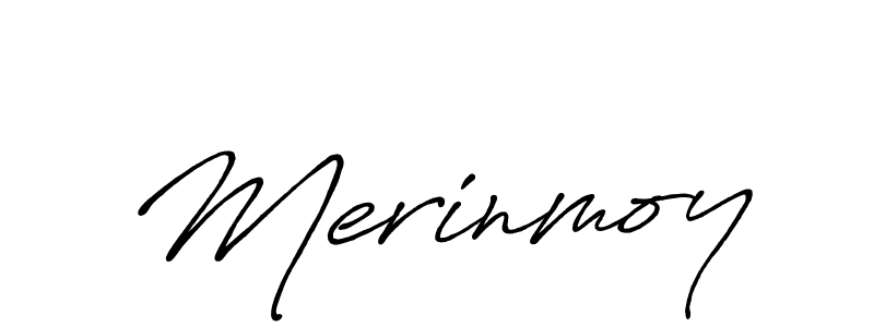 Merinmoy stylish signature style. Best Handwritten Sign (Antro_Vectra_Bolder) for my name. Handwritten Signature Collection Ideas for my name Merinmoy. Merinmoy signature style 7 images and pictures png