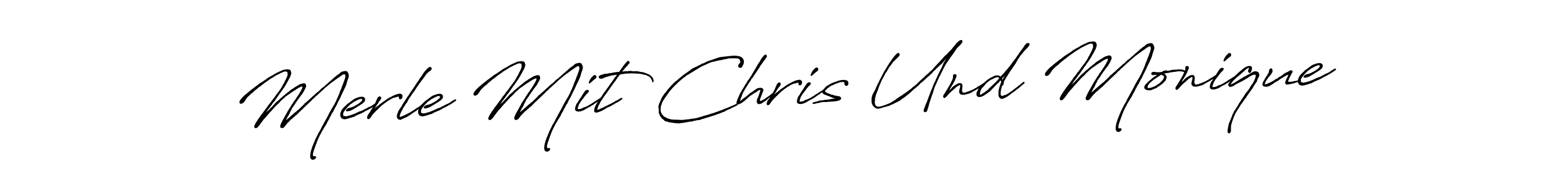 Use a signature maker to create a handwritten signature online. With this signature software, you can design (Antro_Vectra_Bolder) your own signature for name Merle Mit Chris Und Monique. Merle Mit Chris Und Monique signature style 7 images and pictures png