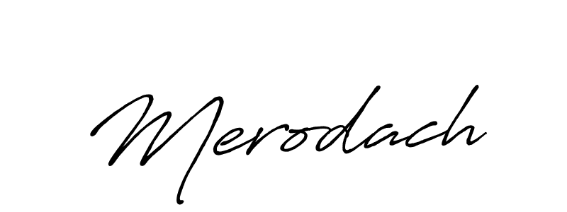 Create a beautiful signature design for name Merodach. With this signature (Antro_Vectra_Bolder) fonts, you can make a handwritten signature for free. Merodach signature style 7 images and pictures png