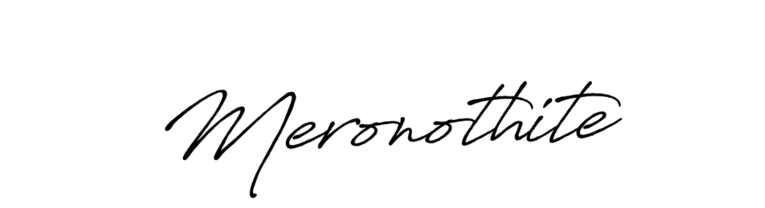 Make a beautiful signature design for name Meronothite. Use this online signature maker to create a handwritten signature for free. Meronothite signature style 7 images and pictures png