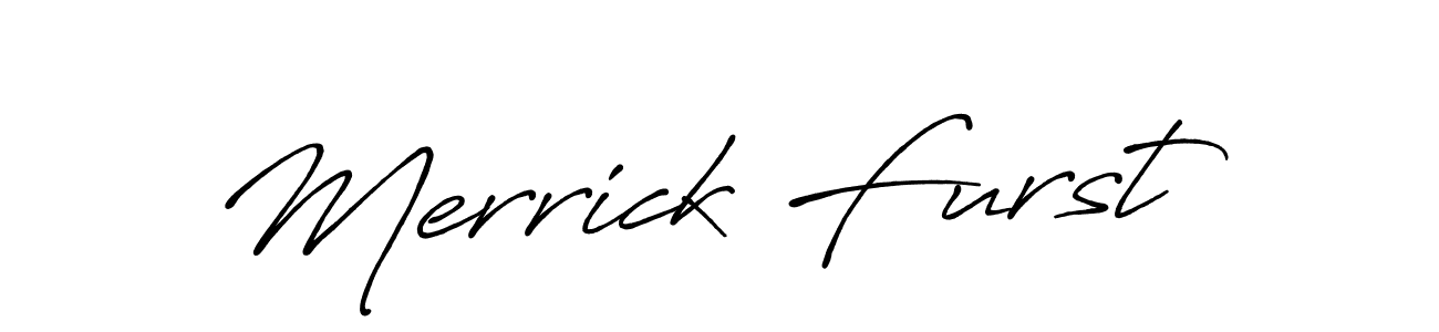 How to make Merrick Furst signature? Antro_Vectra_Bolder is a professional autograph style. Create handwritten signature for Merrick Furst name. Merrick Furst signature style 7 images and pictures png