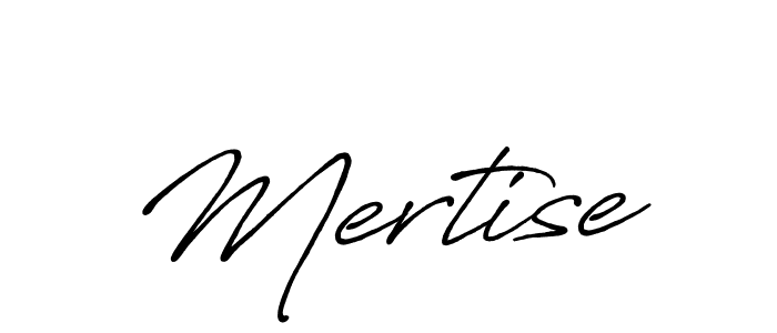 Also we have Mertise name is the best signature style. Create professional handwritten signature collection using Antro_Vectra_Bolder autograph style. Mertise signature style 7 images and pictures png